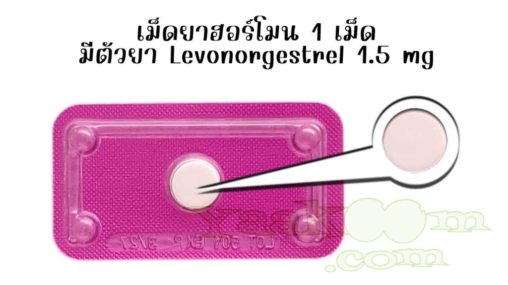 ในแผงของยาคุมฉุกเฉิน วีนัส วัน มีเม็ดยาฮอร์โมน 1 เม็ด ซึ่งมีตัวยาเลโวนอร์เจสเทรล 1.5 มิลลิกรัม