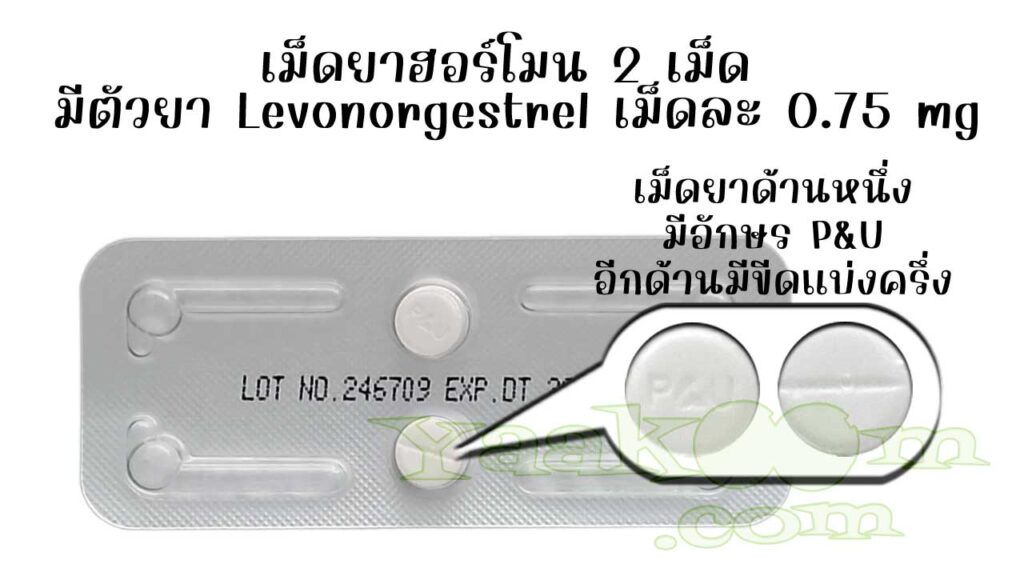 ในแผงของยาคุมฉุกเฉิน แจนนี่ มีเม็ดยาฮอร์โมน 2 เม็ด ซึ่งแต่ละเม็ดมีตัวยาเลโวนอร์เจสเทรล 0.75 มิลลิกรัม