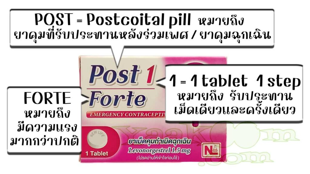 ความหมายที่ซ่อนอยู่ในชื่อการค้าของ โพสต์ 1 ฟอร์ต